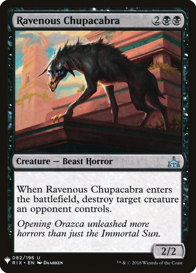 Ravenous Chupacabra [Mystery Booster] | North Valley Games