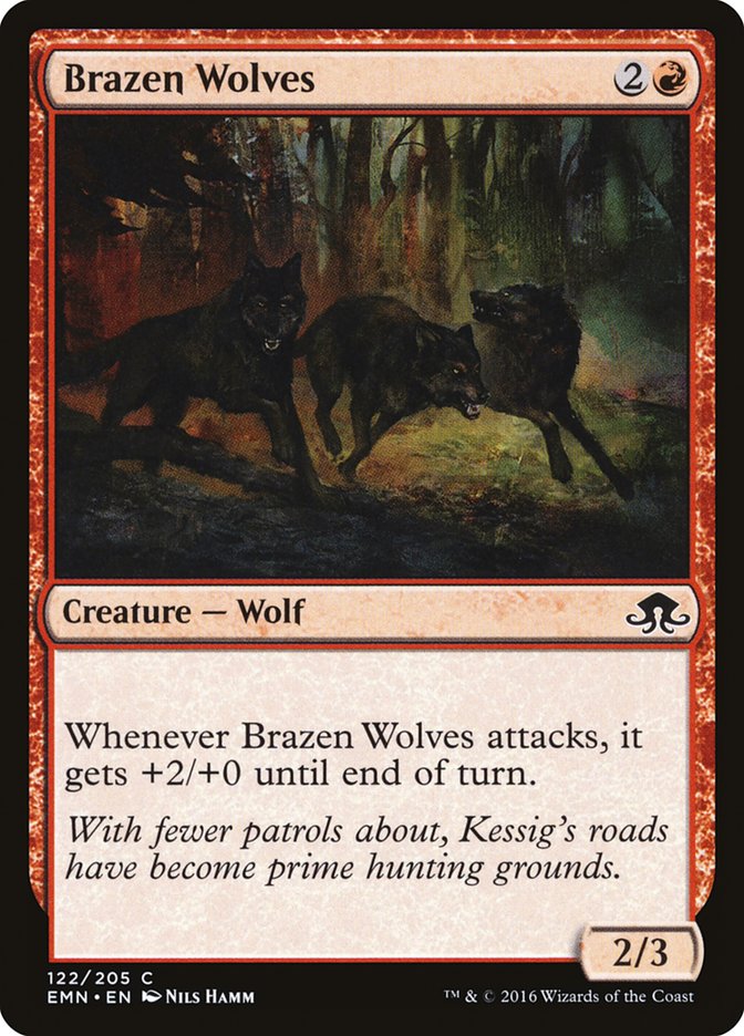 Brazen Wolves [Eldritch Moon] | North Valley Games