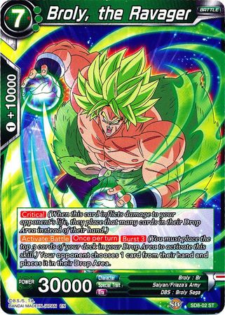 Broly, the Ravager (Starter Deck - Rising Broly) (SD8-02) [Destroyer Kings] | North Valley Games