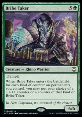 Bribe Taker (Promo Pack) [Streets of New Capenna Commander Promos] | North Valley Games
