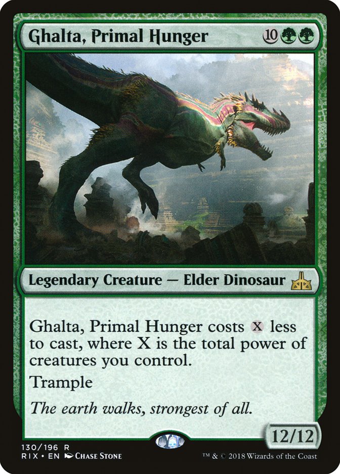 Ghalta, Primal Hunger [Rivals of Ixalan] | North Valley Games