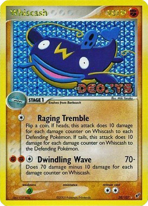 Whiscash (28/107) (Stamped) [EX: Deoxys] | North Valley Games