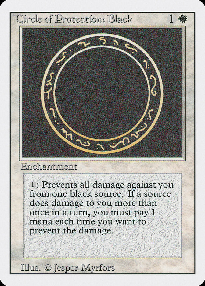 Circle of Protection: Black [Revised Edition] | North Valley Games