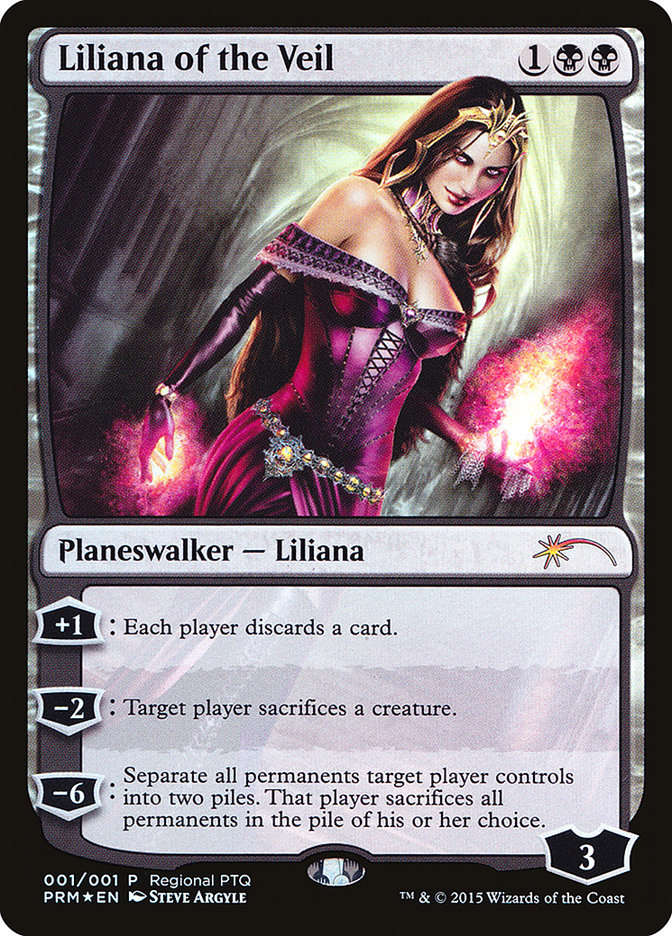 Liliana of the Veil (Regional PTQ) [Pro Tour Promos] | North Valley Games