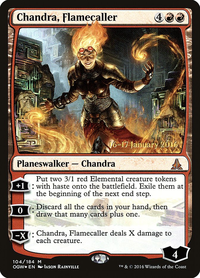 Chandra, Flamecaller [Oath of the Gatewatch Prerelease Promos] | North Valley Games