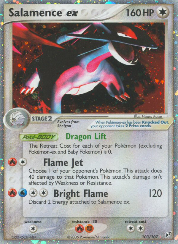 Salamence ex (103/107) [EX: Deoxys] | North Valley Games