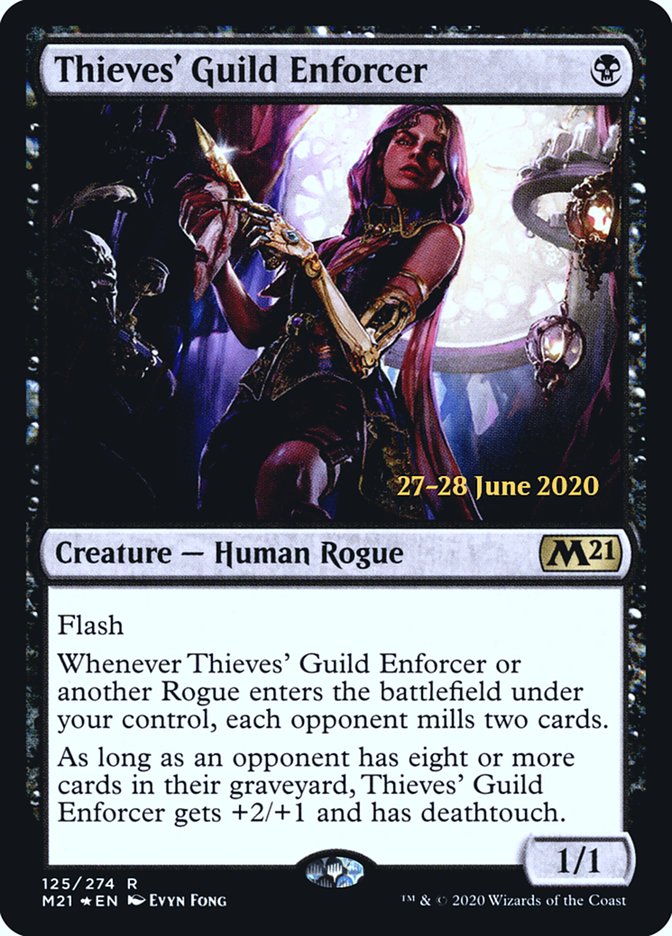 Thieves' Guild Enforcer [Core Set 2021 Prerelease Promos] | North Valley Games