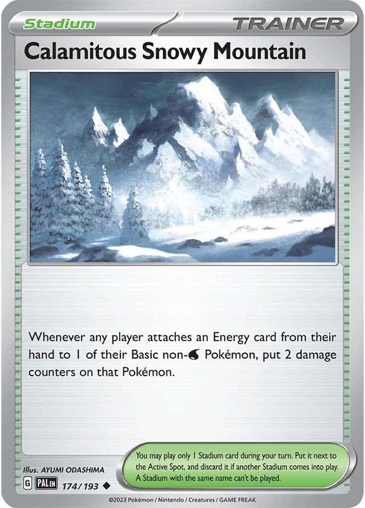 Calamitous Snowy Mountain (174/193) [Scarlet & Violet: Paldea Evolved] | North Valley Games