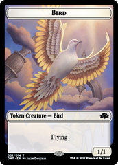 Zombie // Bird Double-Sided Token [Dominaria Remastered Tokens] | North Valley Games