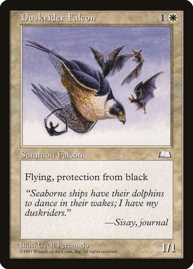 Duskrider Falcon [Weatherlight] | North Valley Games