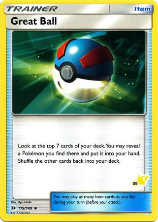 Great Ball (119/149) (Pikachu Stamp #29) [Battle Academy 2020] | North Valley Games