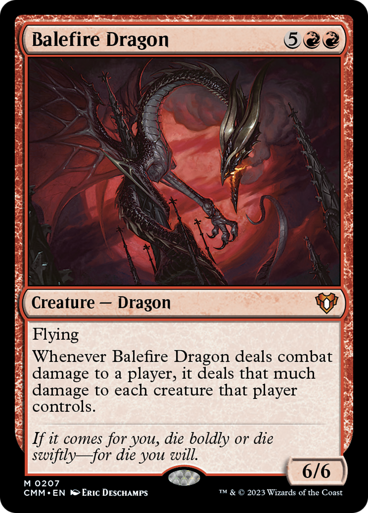 Balefire Dragon [Commander Masters] | North Valley Games