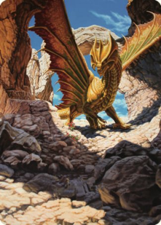Ancient Brass Dragon Art Card (02) [Commander Legends: Battle for Baldur's Gate Art Series] | North Valley Games