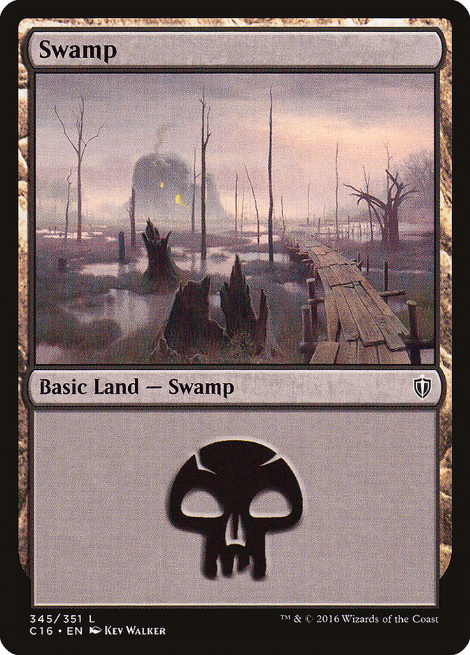 Swamp (345) [Commander 2016] | North Valley Games
