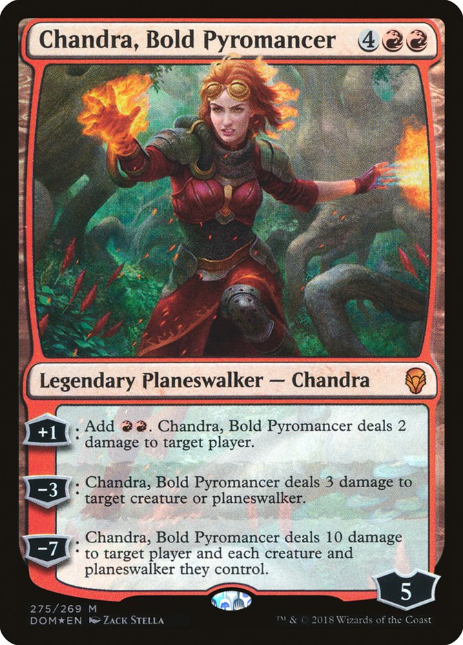 Chandra, Bold Pyromancer [Dominaria] | North Valley Games