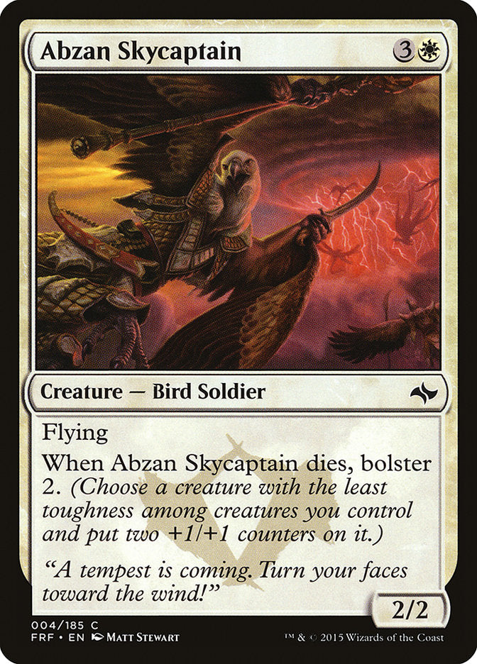 Abzan Skycaptain [Fate Reforged] | North Valley Games