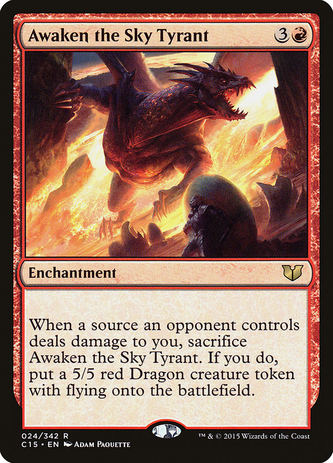 Awaken the Sky Tyrant [Commander 2015] | North Valley Games