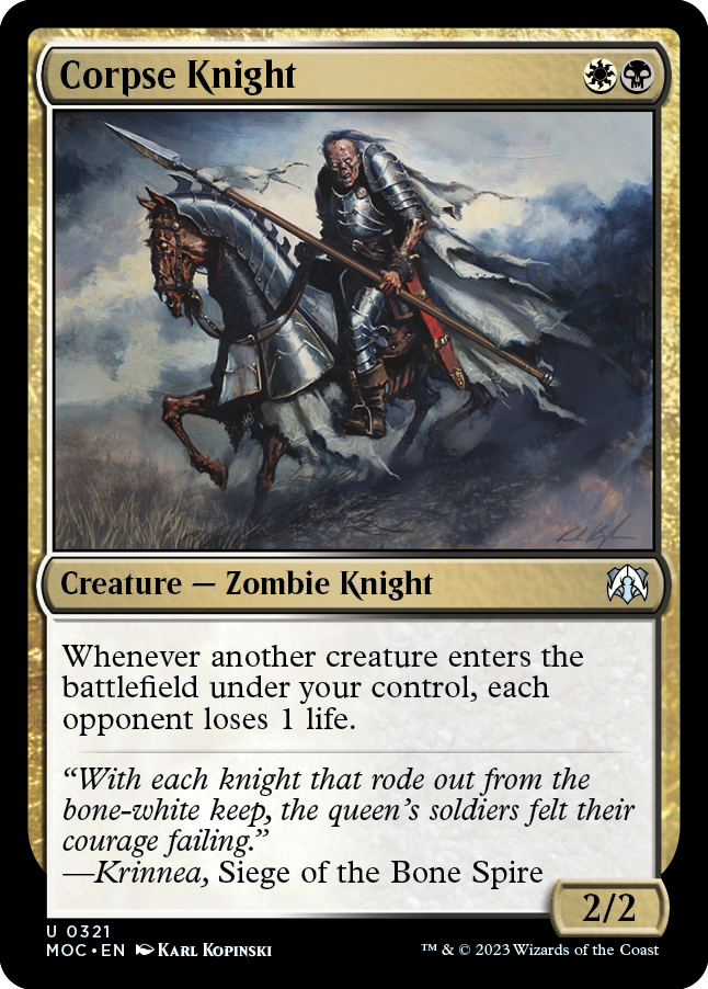 Corpse Knight [March of the Machine Commander] | North Valley Games