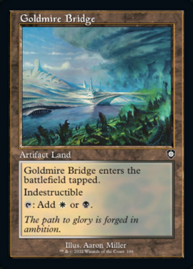 Goldmire Bridge (Retro) [The Brothers' War Commander] | North Valley Games