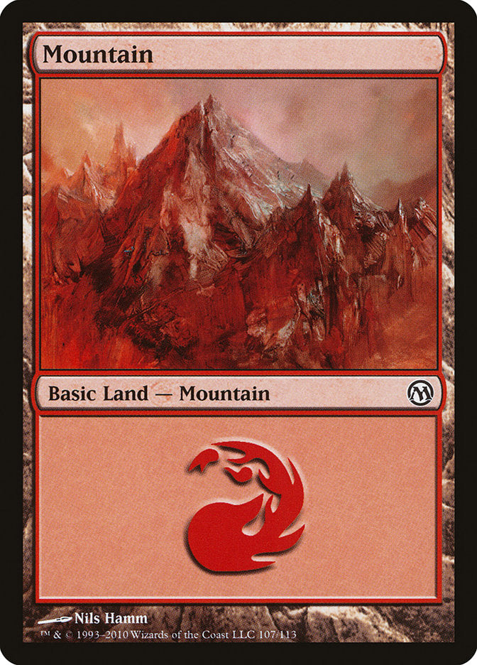 Mountain (107) [Duels of the Planeswalkers] | North Valley Games