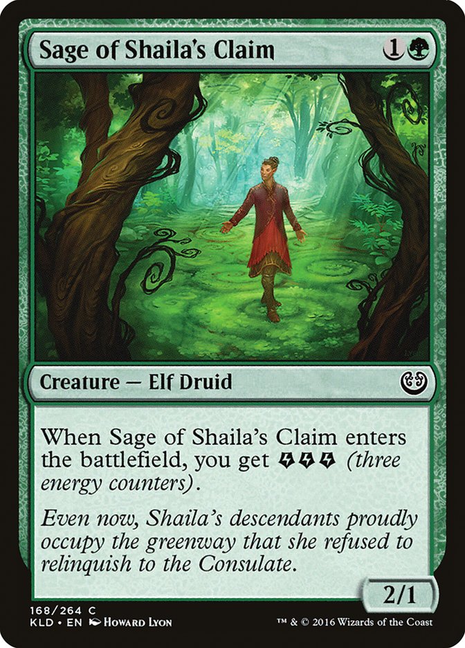 Sage of Shaila's Claim [Kaladesh] | North Valley Games