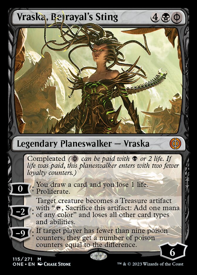 Vraska, Betrayal's Sting [Phyrexia: All Will Be One] | North Valley Games