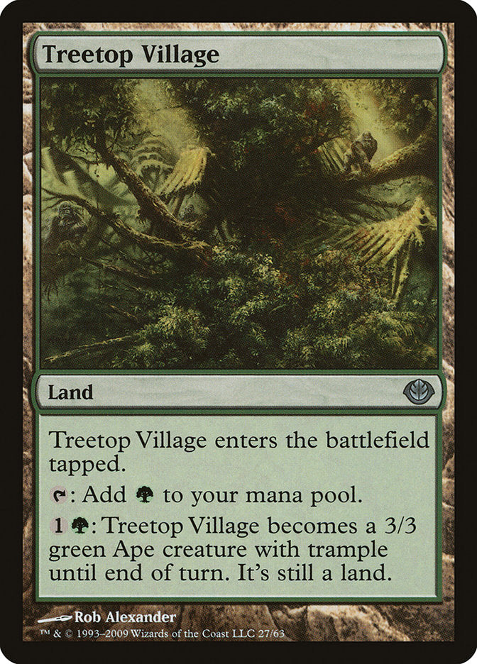 Treetop Village [Duel Decks: Garruk vs. Liliana] | North Valley Games