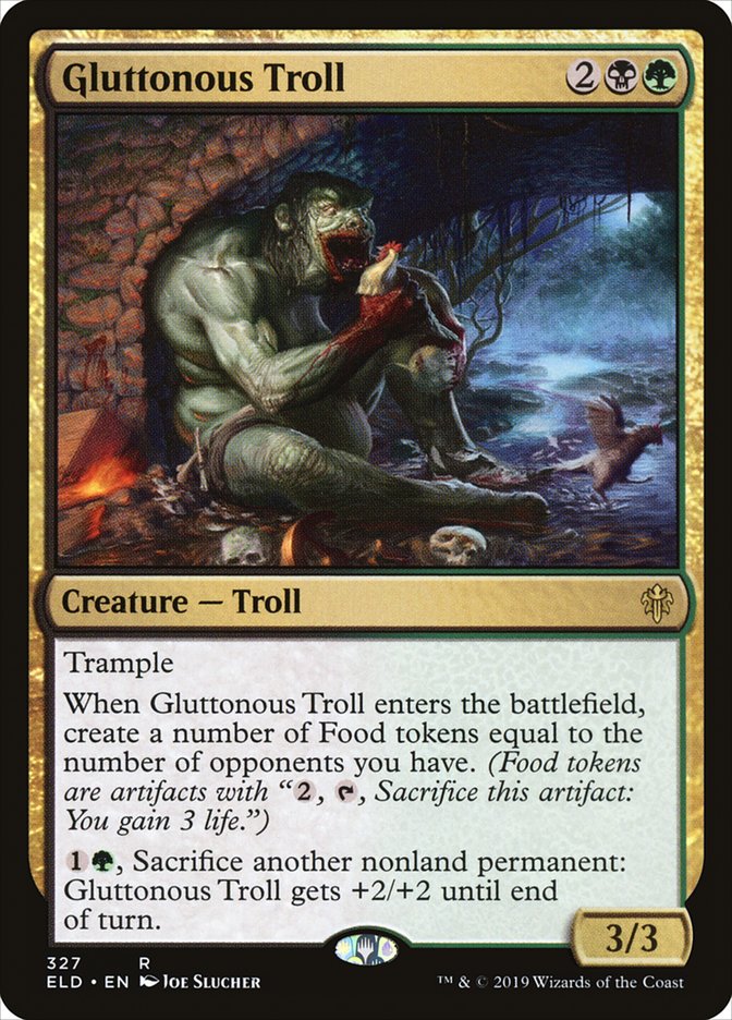 Gluttonous Troll [Throne of Eldraine] | North Valley Games