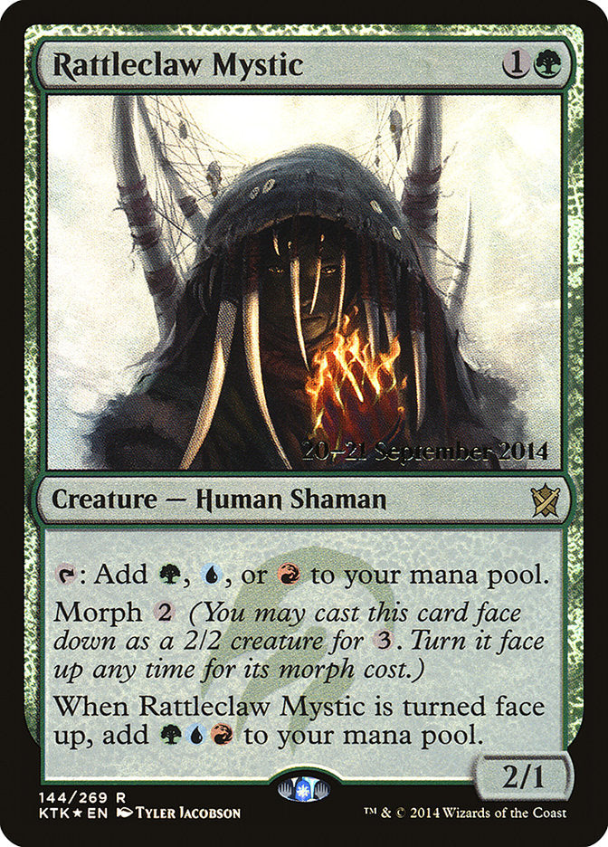 Rattleclaw Mystic [Khans of Tarkir Prerelease Promos] | North Valley Games