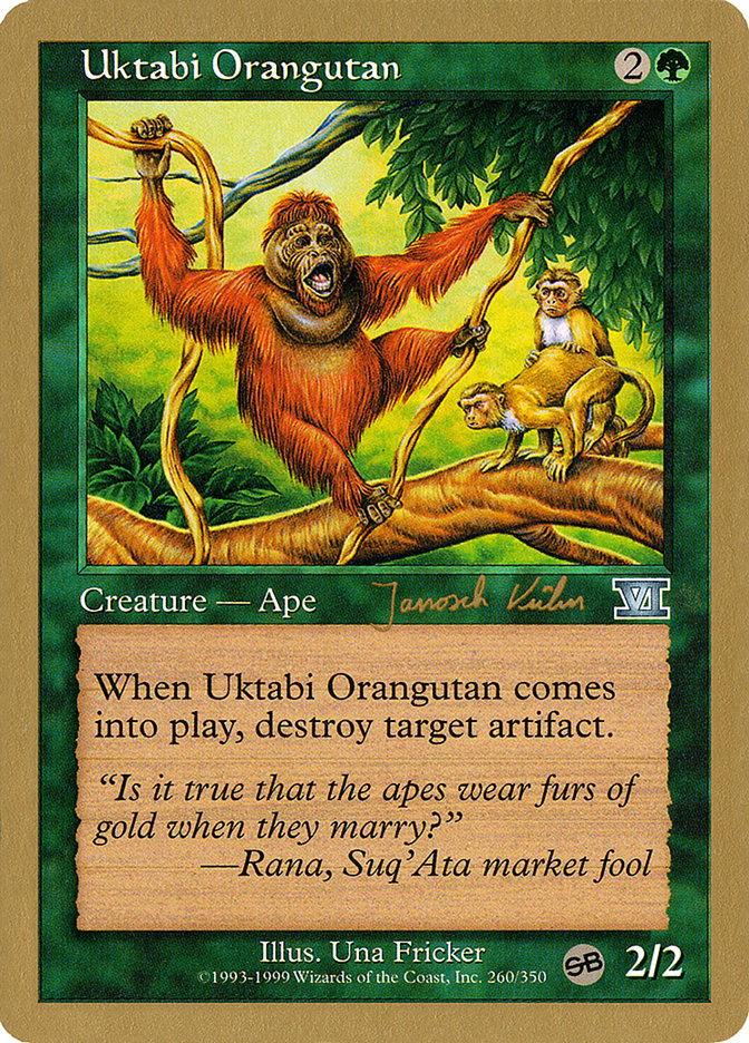 Uktabi Orangutan (Janosch Kuhn) (SB) [World Championship Decks 2000] | North Valley Games