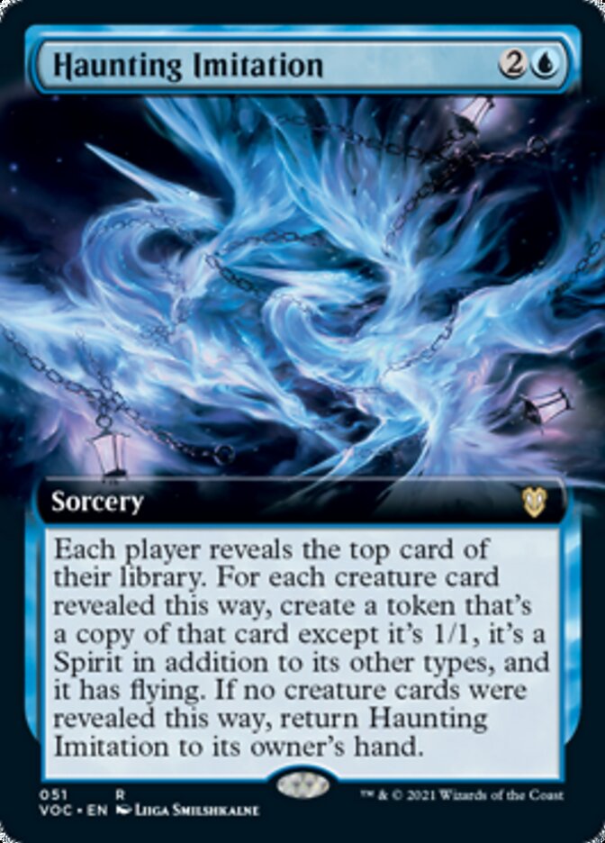 Haunting Imitation (Extended Art) [Innistrad: Crimson Vow Commander] | North Valley Games