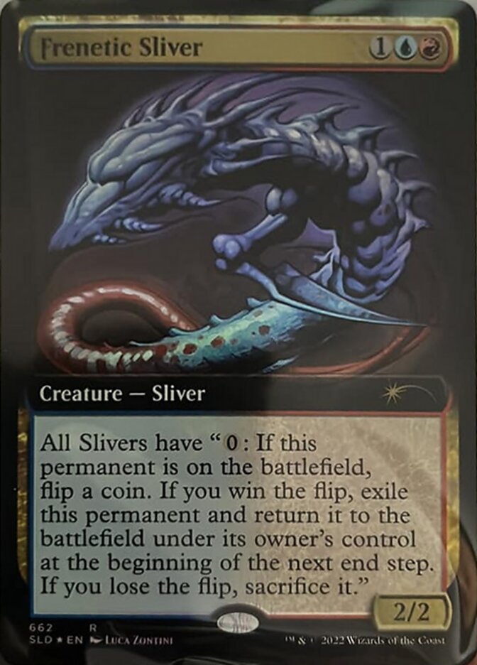 Frenetic Sliver (Extended Art) [Secret Lair Drop Promos] | North Valley Games