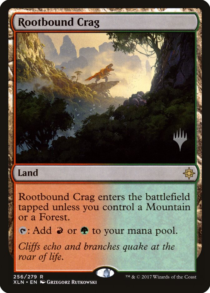 Rootbound Crag (Promo Pack) [Ixalan Promos] | North Valley Games
