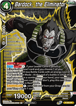 Bardock, the Eliminator (P-334) [Tournament Promotion Cards] | North Valley Games