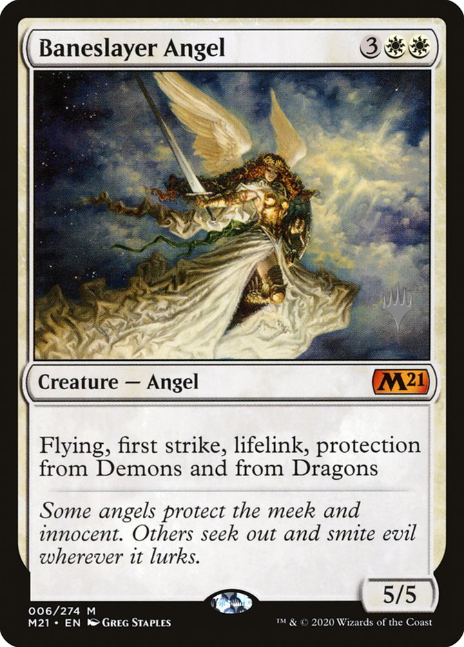 Baneslayer Angel (Promo Pack) [Core Set 2021 Promos] | North Valley Games