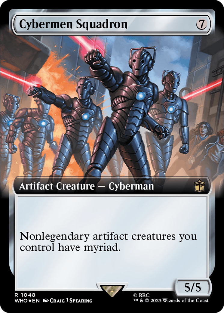 Cybermen Squadron (Extended Art) (Surge Foil) [Doctor Who] | North Valley Games