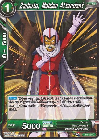 Zarbuto, Maiden Attendant (TB1-060) [The Tournament of Power] | North Valley Games