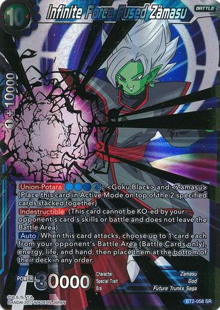 Infinite Force Fused Zamasu (BT2-058) [Union Force] | North Valley Games