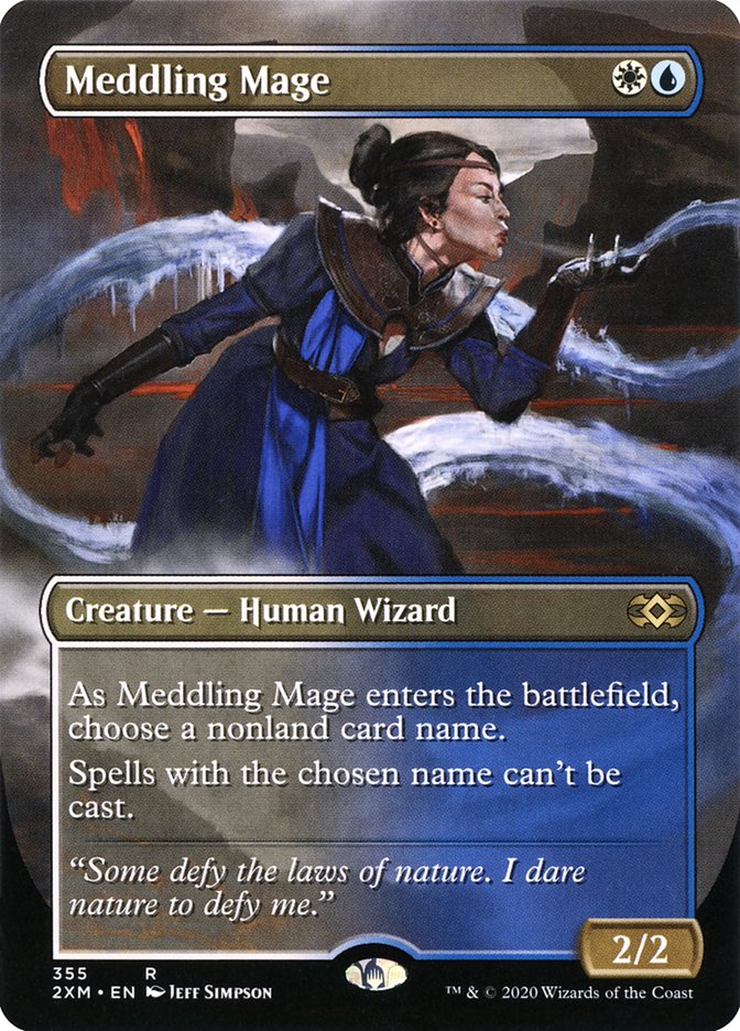 Meddling Mage (Toppers) [Double Masters] | North Valley Games