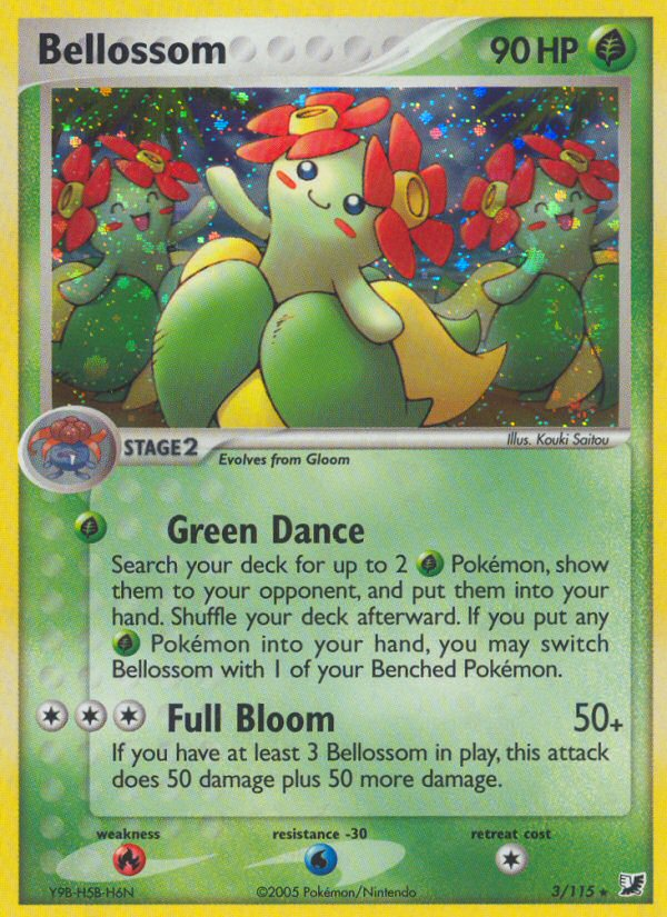 Bellossom (3/115) [EX: Unseen Forces] | North Valley Games