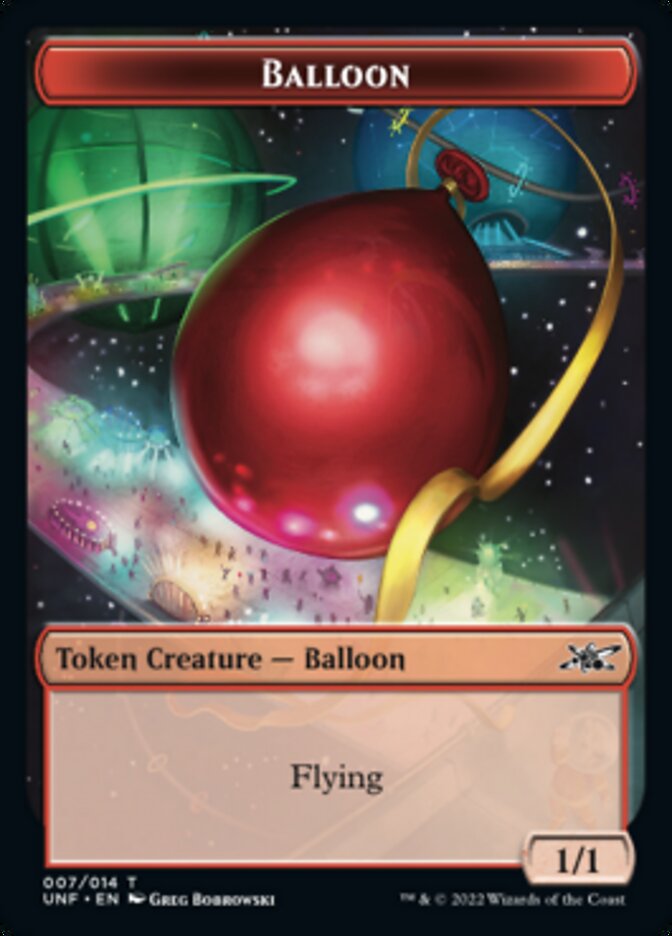 Balloon Token [Unfinity Tokens] | North Valley Games
