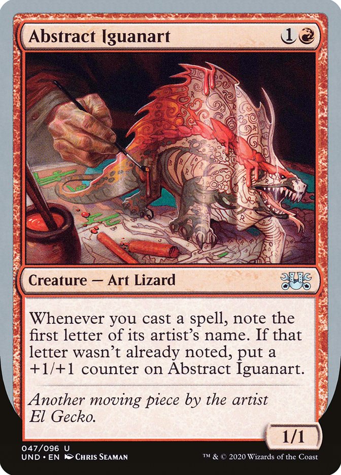 Abstract Iguanart [Unsanctioned] | North Valley Games