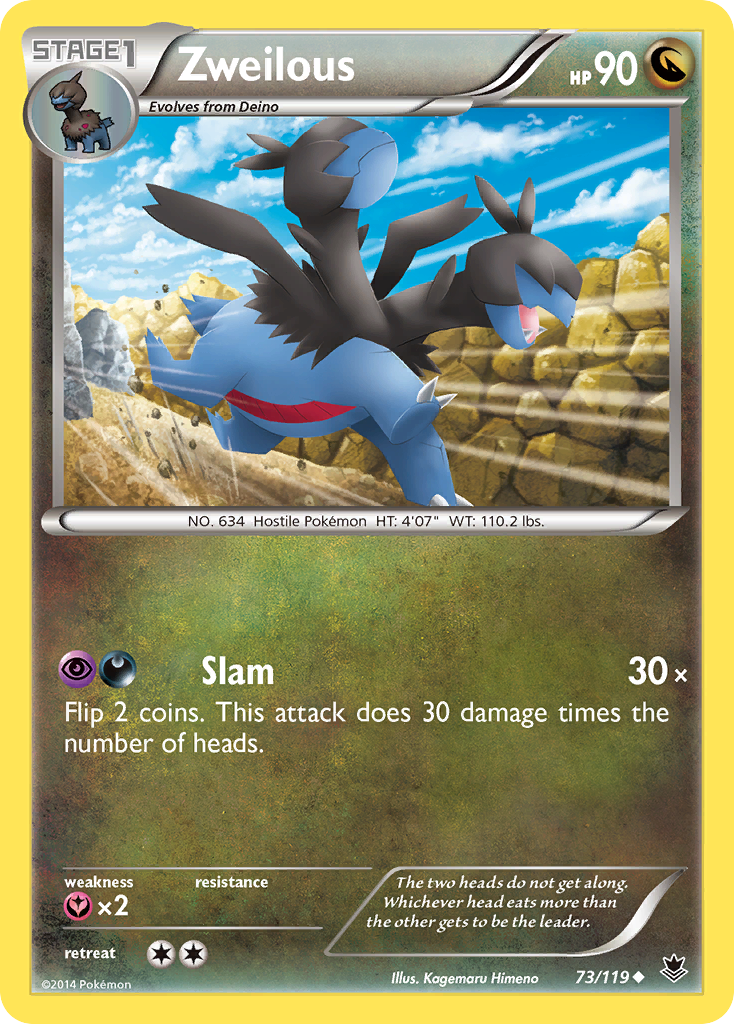 Zweilous (73/119) [XY: Phantom Forces] | North Valley Games