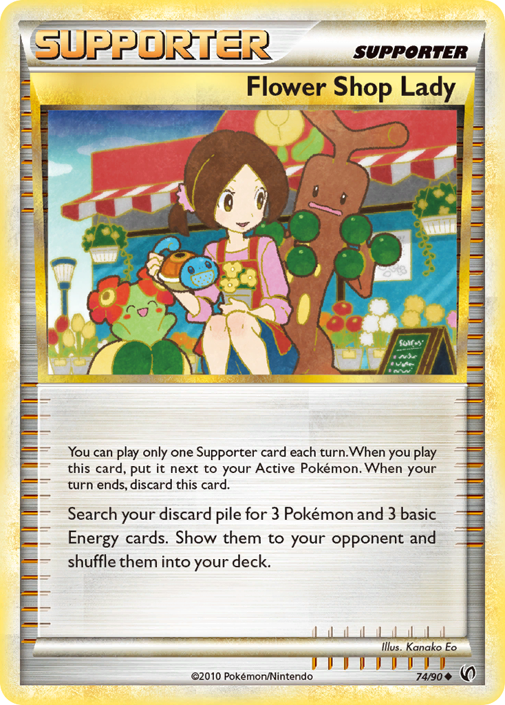 Flower Shop Lady (74/90) [HeartGold & SoulSilver: Undaunted] | North Valley Games