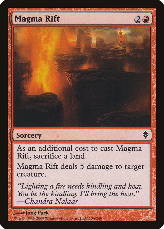 Magma Rift [Zendikar] | North Valley Games