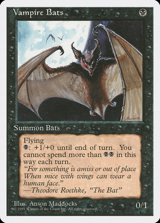 Vampire Bats [Fourth Edition] | North Valley Games