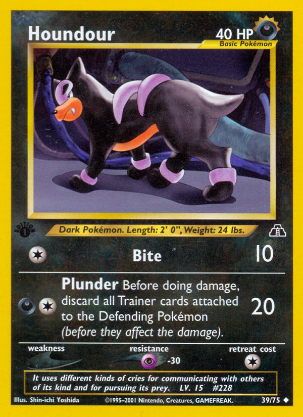 Houndour (39/75) [Neo Discovery 1st Edition] | North Valley Games