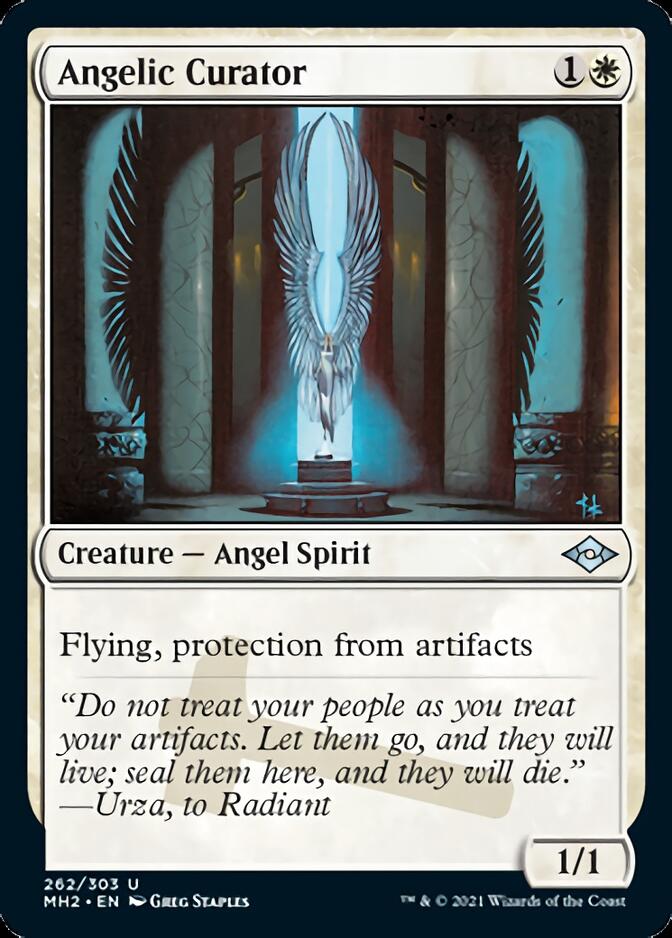 Angelic Curator (Foil Etched) [Modern Horizons 2] | North Valley Games