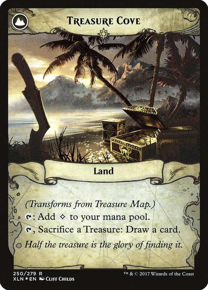 Treasure Map // Treasure Cove [Ixalan Prerelease Promos] | North Valley Games