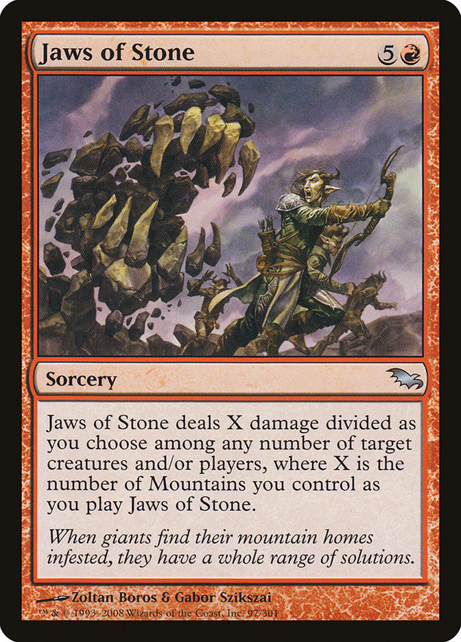Jaws of Stone [Shadowmoor] | North Valley Games